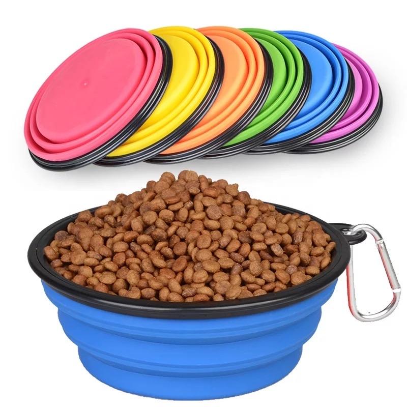 collapsible silicone pet bowl